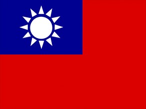 Official national flag of Republic of China