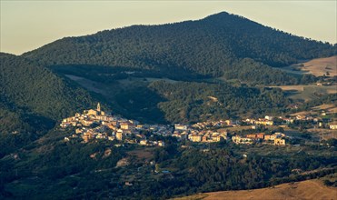 View of mountain town Salcito