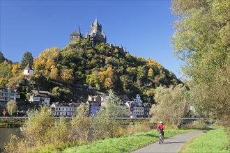 Cyclist at the Moselle