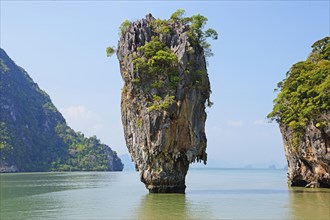 Striking rock formation on Khao Phing Kan Island