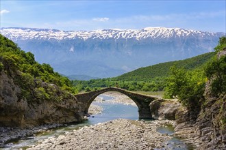 Ottoman stone arch bridge Ura e Kadiut