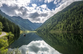 Angler in a boat