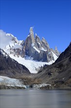 Laguna Torre with Cerro Torre and glacier