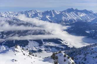 Zillertal Alps in winter