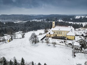 Reutberg Monastery in winter
