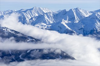 Zillertal Alps in winter