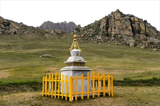 Stupa in the steppe