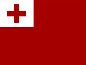 Official national flag of Tonga