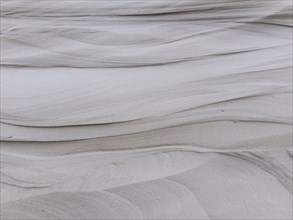 Sand structure caused by wind and rain