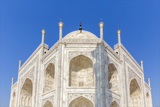 Facade of the Taj Mahal