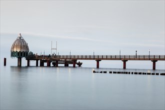 Pier with diving gondola