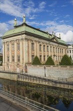 Water canal and Riddarhuset or House of Nobility building designed by Simon De la Vallee