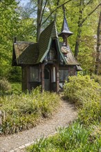 Witch's cottage at Stadtgarten botanical garden