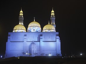 Illuminated Mohammed Al Ameen Mosque