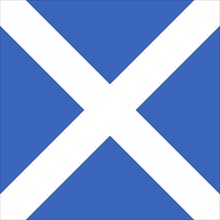 Official national flag of Scotland