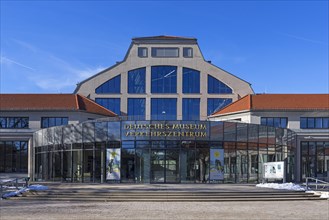 Main entrance of the Deutsches Museum Verkehrszentrum