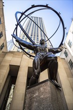 Atlas statue at Rockefeller Center