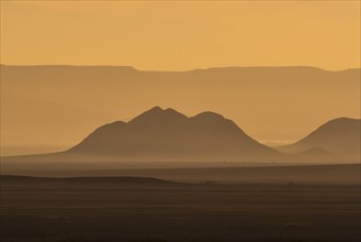 Sunrise over mountains