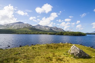 Lough Inagh in the Connemara National Park