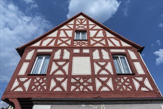 Half-timbered facade of Kolbmann's court from 1697