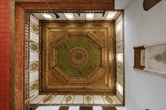 Wooden ceiling in prayer room
