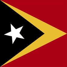 Official national flag of Timor-Leste