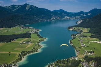 Paragliding over Wolfgangsee