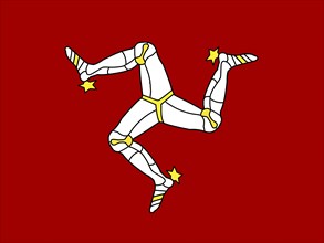 Official national flag of Isle of Man