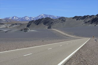 Paso de San Francisco pass road through volcanic landscape