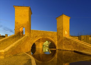 Trepponti Bridge in the evening