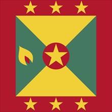 Official national flag of Grenada