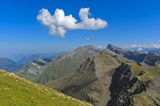 Rugged ridge of the Bernese Alps