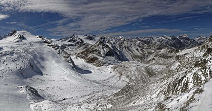 View from the Rettenbachjoch into the Pitztal