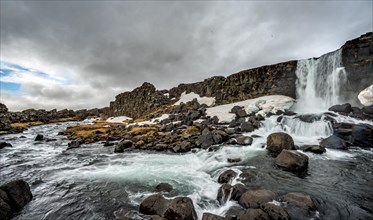 Oxararfoss Waterfall