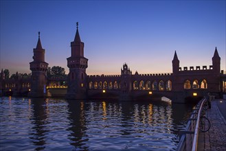 Oberbaum Bridge in the evening light