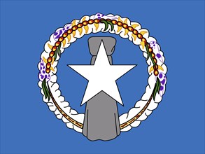 Official national flag of the Northern Mariana Islands