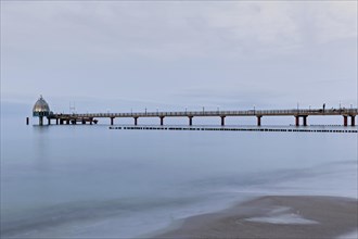 Pier with diving gondola