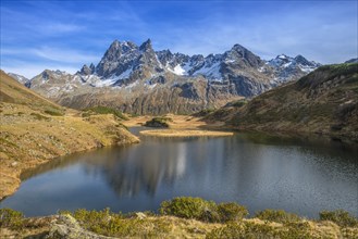 Long lake at the Silbertaler Winterjochle