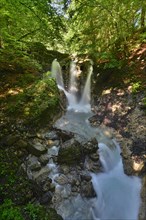 Stanser Bach with dam in the Wolfsklamm