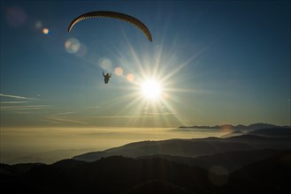 Paragliding over Monte Grappa
