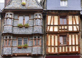 Medieval half-timbered houses