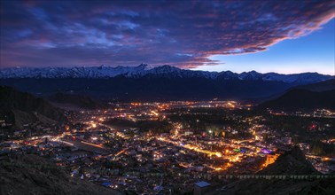 Leh at sunset