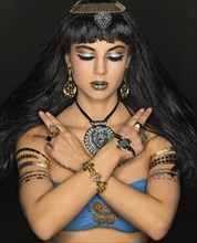 Young Woman as Cleopatra