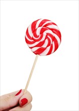 Pinwheel swirl lollipop