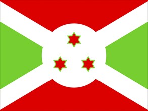 Official national flag of Burundi