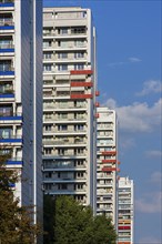 Prefabricated high-rise of the former GDR modernized