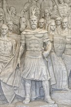 George Castriot Skanderberg statue in the entrance