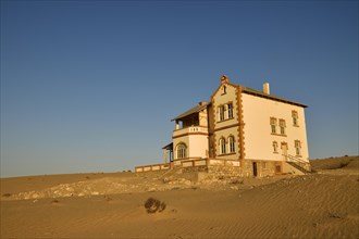 Decaying house of the mine manager of the former diamond town Kolmanskop