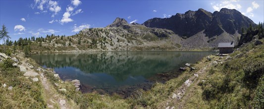 Mountain lake Lago di Mognola