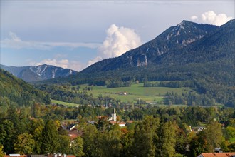 View of Ruhpolding and the Rauschberg